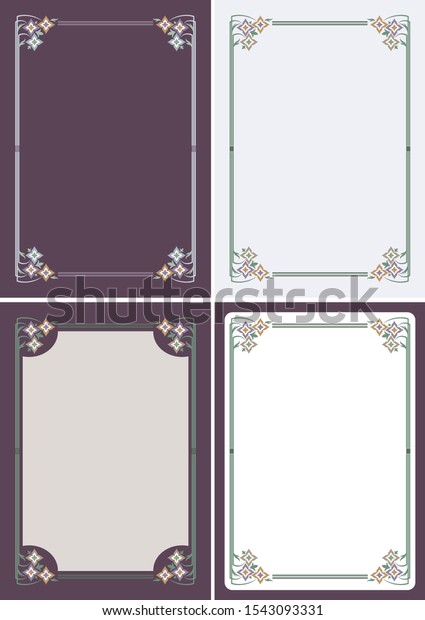 Decorative\
frame.A frame that gave a change in size to the same design.\
Good\
frame for a4 size paper.Certificate\
frame.