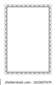 Decorative frames. Retro ornamental frame, vintage  border. Calligraphic design elements borders and frames.
