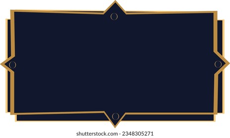 Decorative frames. Retro ornamental frame, vintage rectangle ornaments and ornate border. Decorative wedding frames, antique museum picture borders Isolated icons vector set