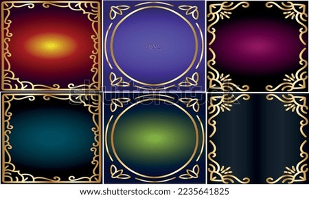 Decorative frames. Retro ornamental frame, vintage rectangle ornaments and ornate border. Decorative wedding frames, antique museum picture borders or deco divider. Isolated icons vector set
