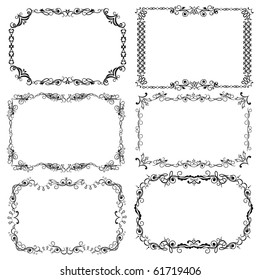 Decorative frames set