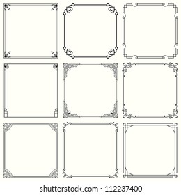 Decorative frames (set 32)
