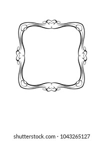 Decorative frames. Vintage vector. Vector Illustration. 
