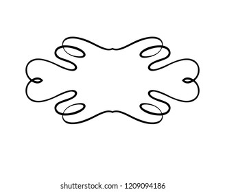 Decorative frames. Vintage vector. Vector Illustration.