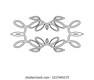 Decorative frames. Vintage vector. Vector Illustration.
