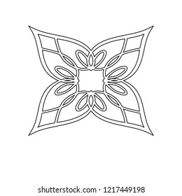 Decorative frames. Vintage vector. Vector Illustration.