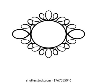 Decorative frames. Vintage vector. Vector Illustration.
