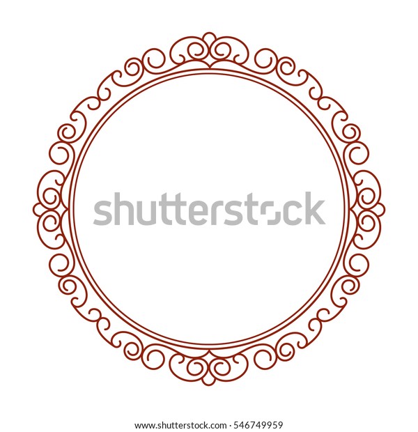 Decorative frames .Vintage\
vector.Well built for easy editing.Brown on white.Vector\
illustration.