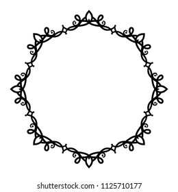 Decorative frame.Vector illustration.