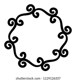 Decorative frame.Vector illustration.