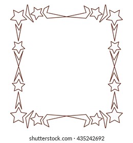 Decorative geometric borders or frames.