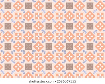 Decorative geometric diagonal seamless background pattern