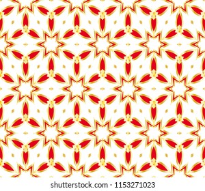 decorative geometric floral pattern. seamless vector illustration. for wallpaper, invitation, fabric textile.