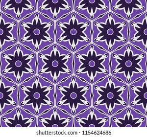 decorative geometric floral pattern. seamless vector illustration. for wallpaper, invitation, fabric textile.