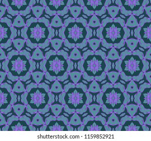decorative geometric floral pattern. seamless vector illustration. for wallpaper, invitation, fabric textile.