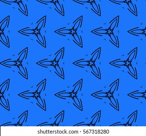 decorative geometric floral pattern. seamless vector illustration. for wallpaper, invitation, fabric textile