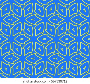 decorative geometric floral pattern. seamless vector illustration. for wallpaper, invitation, fabric textile