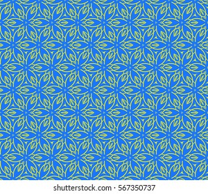 decorative geometric floral pattern. seamless vector illustration. for wallpaper, invitation, fabric textile
