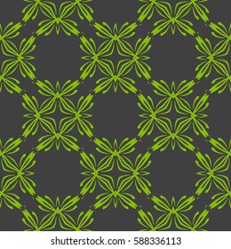 decorative geometric floral pattern. seamless vector illustration. for wallpaper, invitation, fabric textile