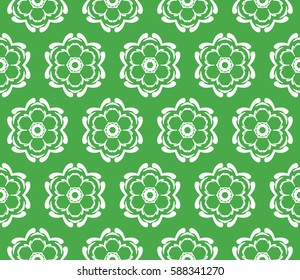 decorative geometric floral pattern. seamless vector illustration. for wallpaper, invitation, fabric textile