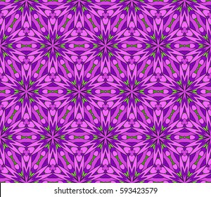 decorative geometric floral pattern. seamless vector illustration. for wallpaper, invitation, fabric textile