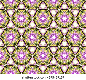 decorative geometric floral pattern. seamless vector illustration. for wallpaper, invitation, fabric textile