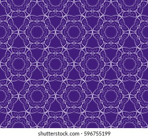decorative geometric floral pattern. seamless vector illustration. for wallpaper, invitation, fabric textile