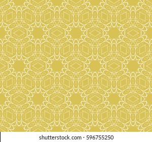 decorative geometric floral pattern. seamless vector illustration. for wallpaper, invitation, fabric textile