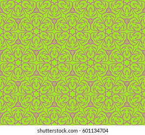 decorative geometric floral pattern. seamless vector illustration. for wallpaper, invitation, fabric textile