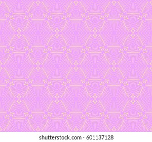 decorative geometric floral pattern. seamless vector illustration. for wallpaper, invitation, fabric textile