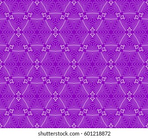 decorative geometric floral pattern. seamless vector illustration. for wallpaper, invitation, fabric textile
