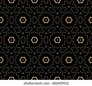 decorative geometric floral pattern. seamless vector illustration. for wallpaper, invitation, fabric textile