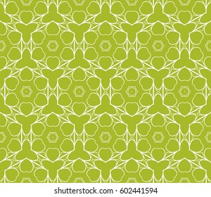 decorative geometric floral pattern. seamless vector illustration. for wallpaper, invitation, fabric textile