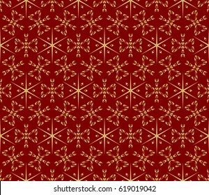 decorative geometric floral pattern. seamless vector illustration. for wallpaper, invitation, fabric textile