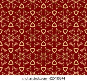 decorative geometric floral pattern. seamless vector illustration. for wallpaper, invitation, fabric textile