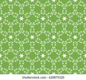 decorative geometric floral pattern. seamless vector illustration. for wallpaper, invitation, fabric textile