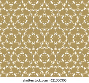 decorative geometric floral pattern. seamless vector illustration. for wallpaper, invitation, fabric textile