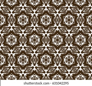 decorative geometric floral pattern. seamless vector illustration. for wallpaper, invitation, fabric textile