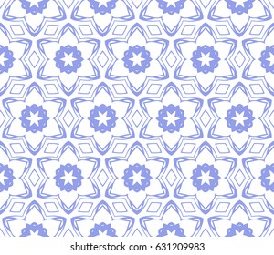 decorative geometric floral pattern. seamless vector illustration. for wallpaper, invitation, fabric textile