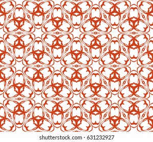 decorative geometric floral pattern. seamless vector illustration. for wallpaper, invitation, fabric textile