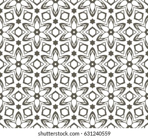decorative geometric floral pattern. seamless vector illustration. for wallpaper, invitation, fabric textile