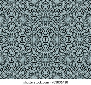 decorative geometric lace pattern. seamless vector illustration