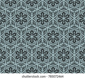 decorative geometric lace pattern. seamless vector illustration