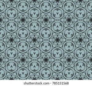 decorative geometric lace pattern. seamless vector illustration