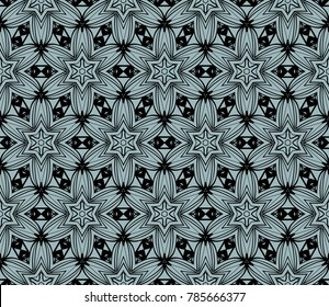decorative geometric lace pattern. seamless vector illustration