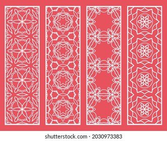 Bordes de línea geométrica decorativos con textura extensible. Ornamento tribal étnico árabe, indio, turco, plantillas de marcadores establecidas. Elementos de diseño aislados. Colección de patrones de encaje estilizados