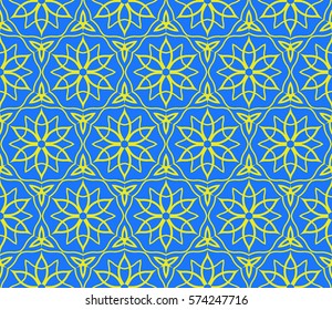 decorative geometric line pattern. floral and geometry seamless ornament. vector illustration. for design, wallpaper, fabric, invitation, brochure