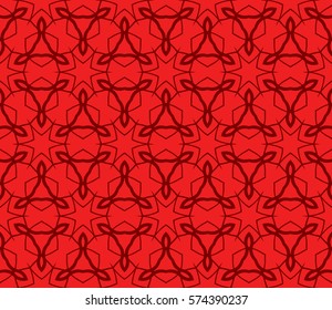 decorative geometric line pattern. floral and geometry seamless ornament. vector illustration. for design, wallpaper, fabric, invitation, brochure