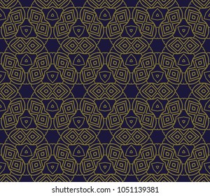 Decorative geometric ornament. seamless pattern. vector illustration. for interior design, wallpaper, invitation