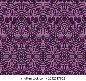 Decorative geometric ornament. seamless pattern. vector illustration. for interior design, wallpaper, invitation